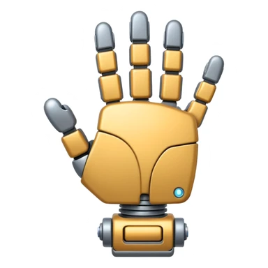 metal hand sticker