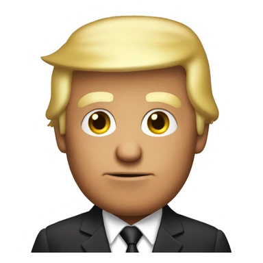 trump holding a turke sticker