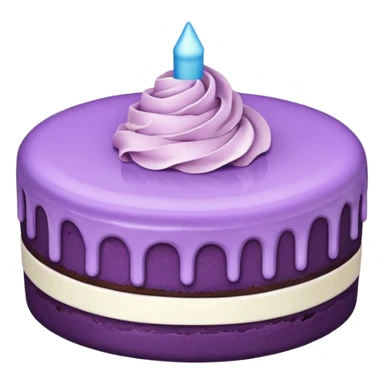 purple dessert sticker