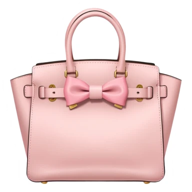 light pink birkin bag with bow sticker