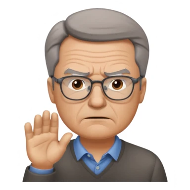 Dad scolding  sticker