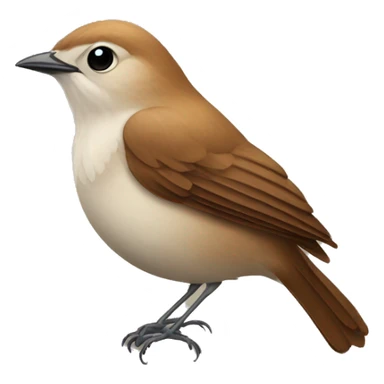 Nightingale bird sticker