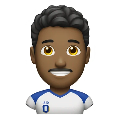 brazos jugador de futbol sticker