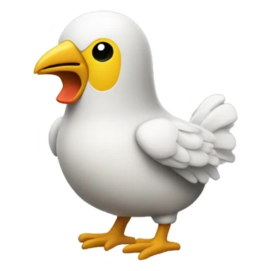 Pollito astronauta sticker