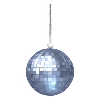 simple mirrorball sticker