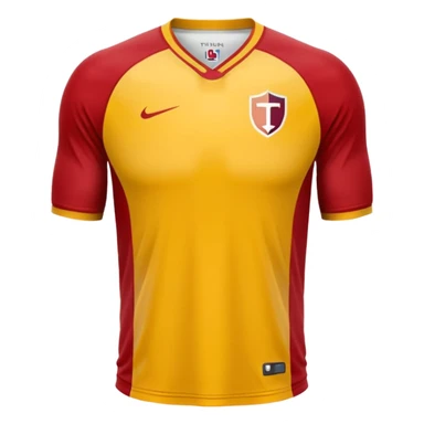 red, yellow, white titan jersey sticker