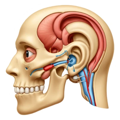 ear anatomy sticker