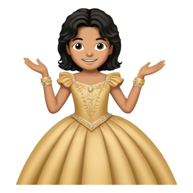 michael jackson with a gala dress sticker