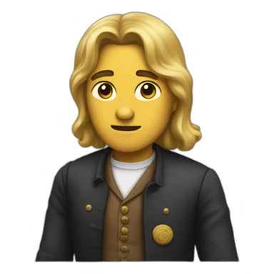 The joconde saying « no » sticker