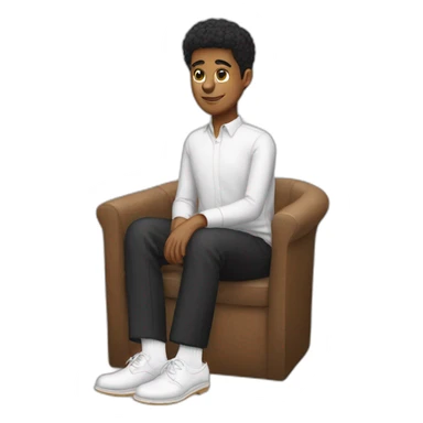  black loafers white socks sticker