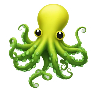 tentacules jaunes sticker