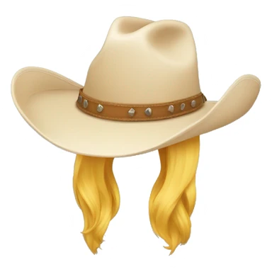 Coastal cowgirl hat sticker
