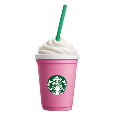 starbucks pink drink no whipped cream sticker
