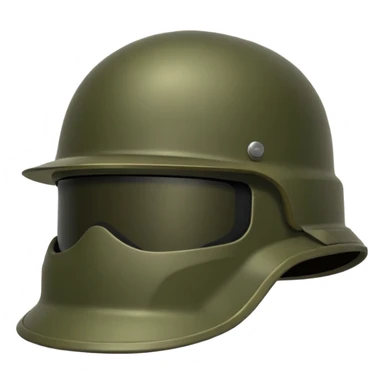 military simple helmet sticker