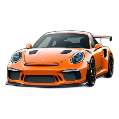une porsche gt3 rs  sticker