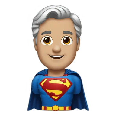 political superman sticker