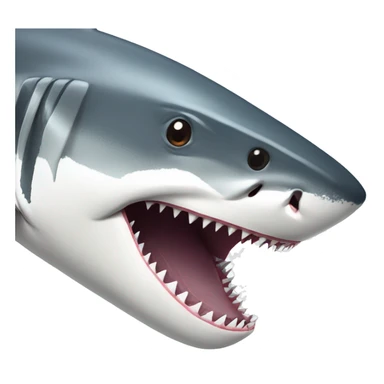 Great white shark sticker