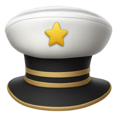 Shake captain hat sticker