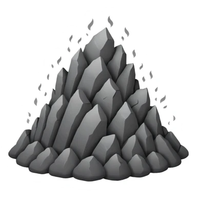 a pile of ashes sticker