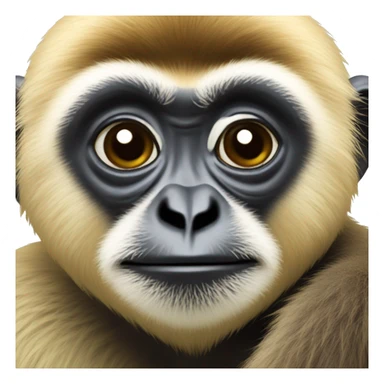 Hainan gibbon sticker