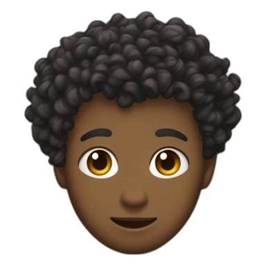 Garcon  foot cheuveux bouclé sticker