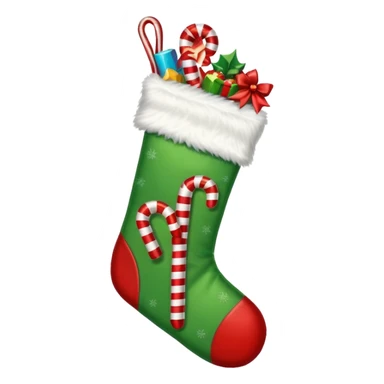 masculine christmas stocking sticker