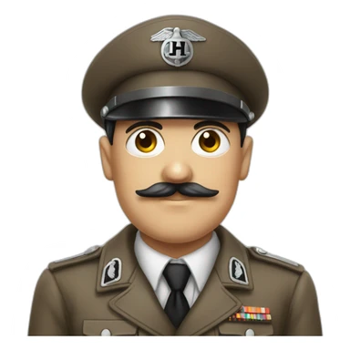 hitler avec son costume sticker
