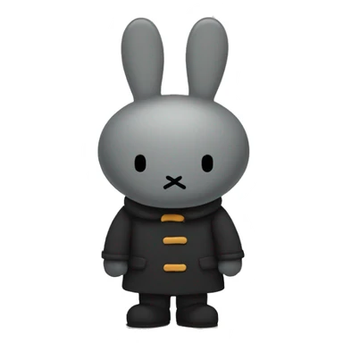 Evil miffy sticker