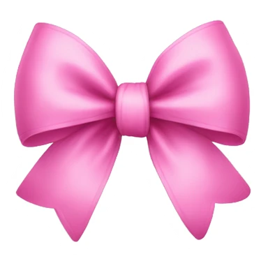 Pink bow sticker