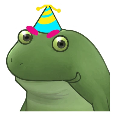 Butterfly birthday cake sticker