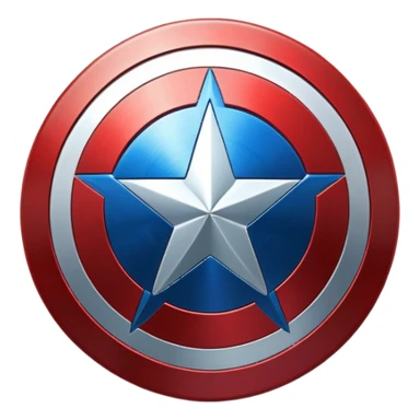 Captain america sheild sticker