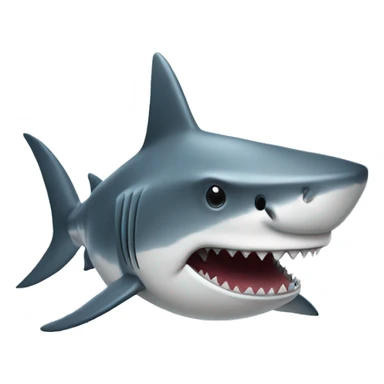 shark with a tophat sticker