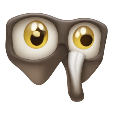 long neck chin poking out sticker