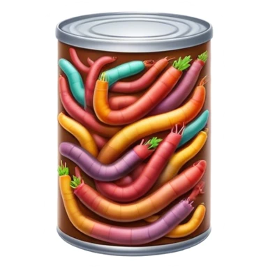 Can of worms sticker