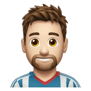 Messi qui fait du bowling sticker