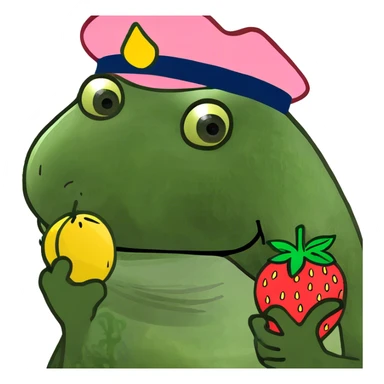 Strawberry lemon soda can sticker