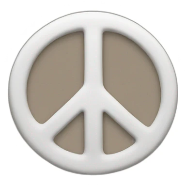Peace but oppise side sticker