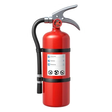 fire extinguisher  sticker