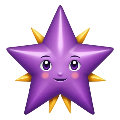 Estrella moradas sticker