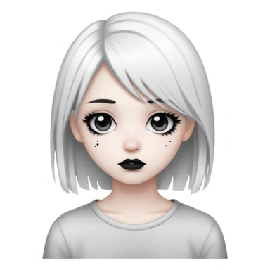 Please make some options for “cindy” including a cute black and white emo sticker