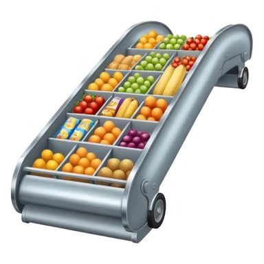 CONVEYER BELT TILL SHOPPING sticker