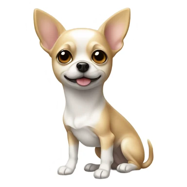 chihuahua Westie mix breed dog sticker