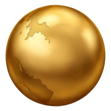 golden planet  sticker