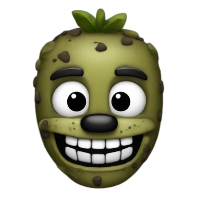 Fnaf springtrap rock eyebrow sticker