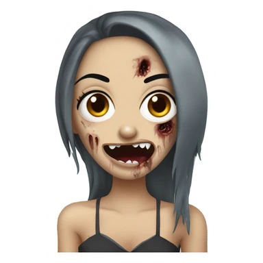 Zombie megan fox  sticker