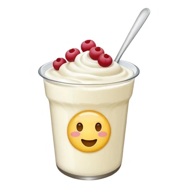 Cellphone dropped in yogurt sticker