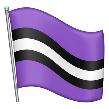 Asexual flag sticker