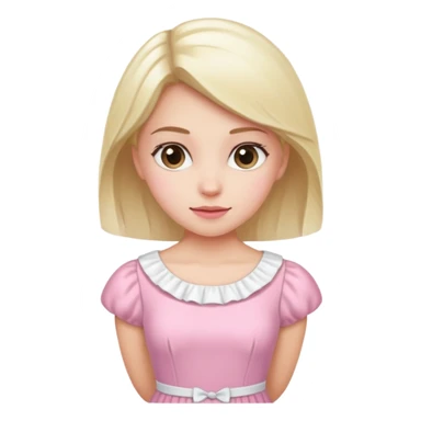 make catholic with very girly pink tones. sticker