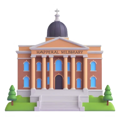 dean boyer in front of harper memorial library sticker