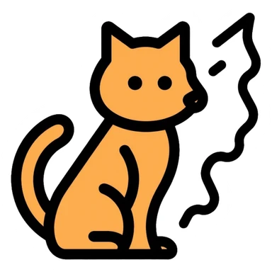 cat attack sticker